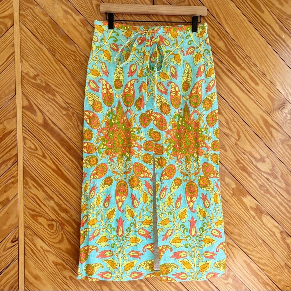 ZARA Printed Cape Midi Skirt - Picture 4 of 7